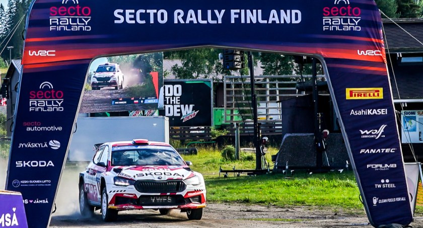 Motosport, Marczyk Gospodarczyk wywożą cenne punkty Rajdu Finlandii - zdjęcie, fotografia