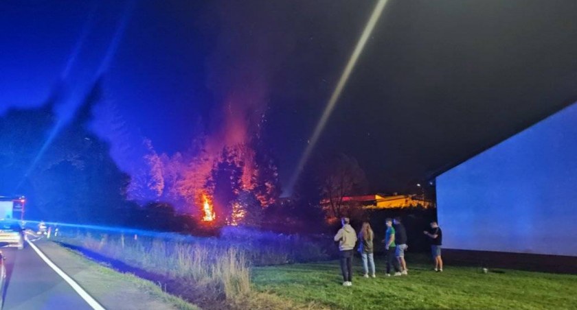 Pożary , Tragiczny finał pożaru Makowie Podhalańskim - zdjęcie, fotografia