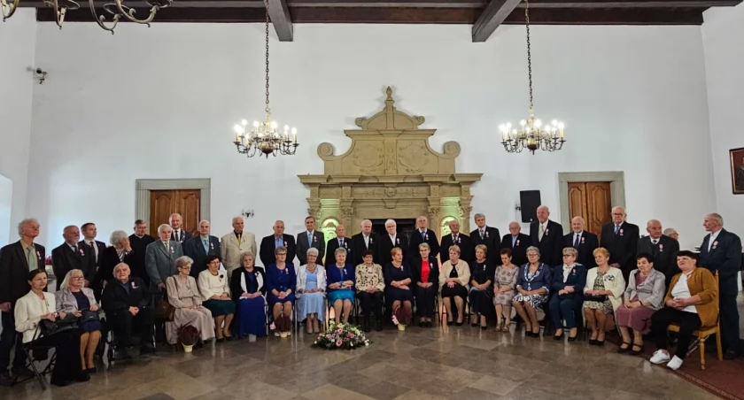 Rodzina, Złote suskim zamku - zdjęcie, fotografia