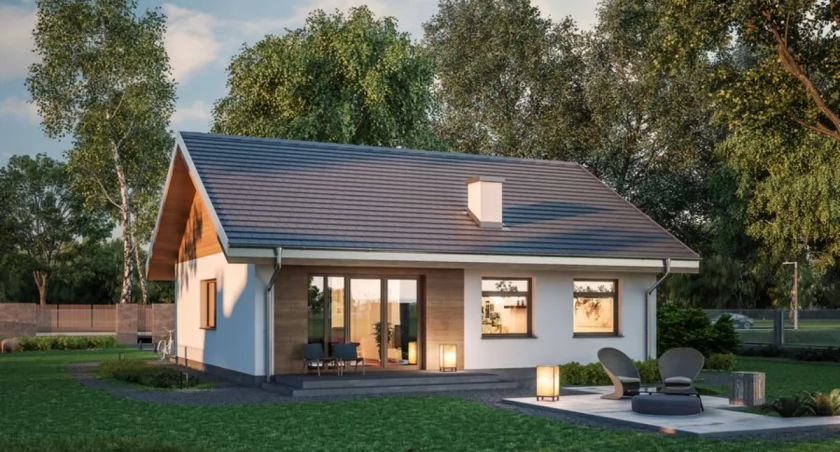 zdjęcie: Projekt C333j - Miarodajny - wariant X z kolekcji Muratora, arch. Przemysław Biryło