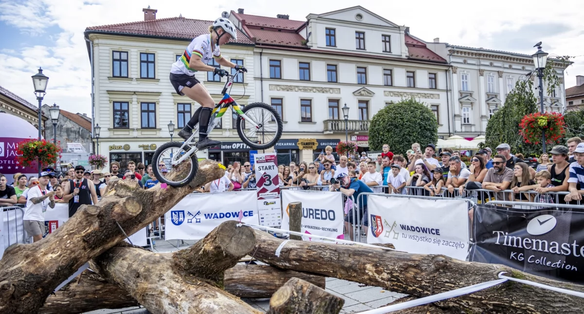 Rowery, Wadowice Mapie Światowego trialu rowerowego - zdjęcie, fotografia