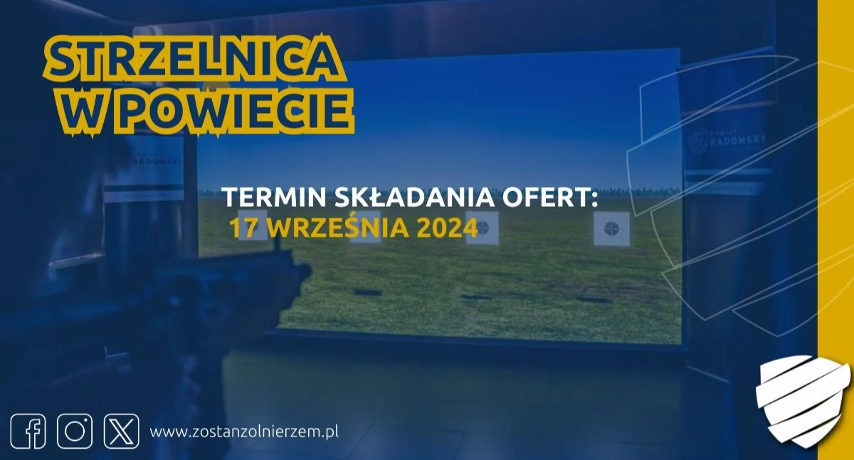 Inwestycje, „Strzelnica powiecie” września nabór wniosków - zdjęcie, fotografia