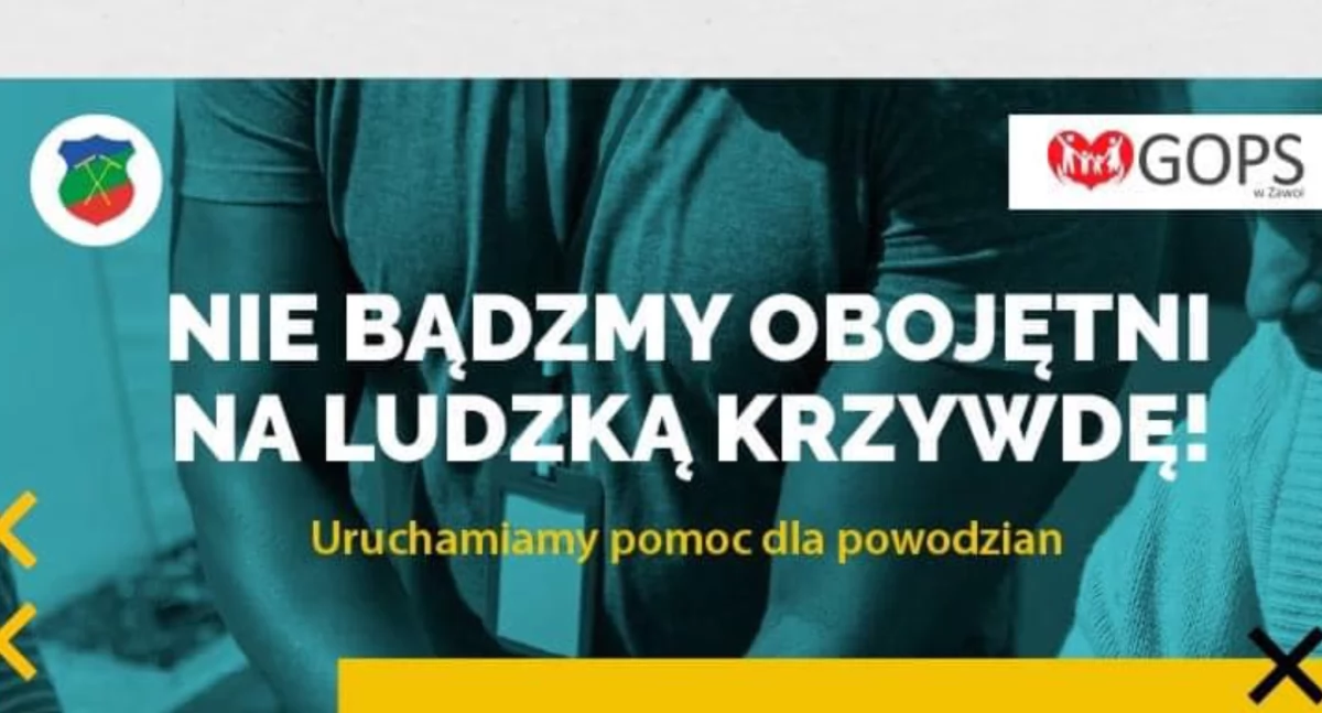 Pomoc społeczna, Gmina Zawoja organizuje zbiórkę poszkodowanych przez powódź Kotlinie Kłodzkiej - zdjęcie, fotografia