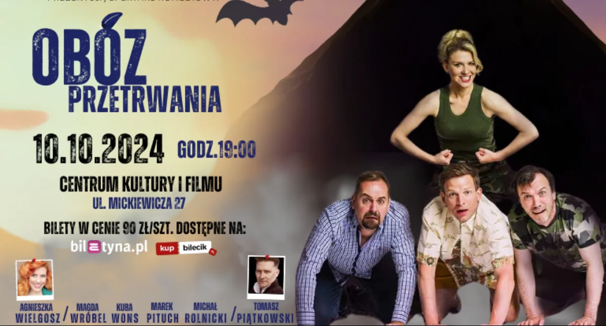 Film i Teatr, Przeżyj „Obóz przetrwania” spektakl komediowy - zdjęcie, fotografia