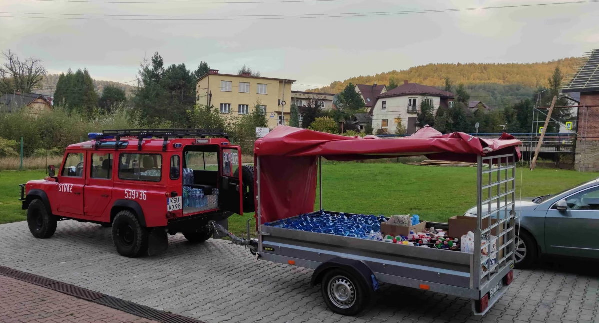Pomoc społeczna, Stryszawa dziękuje pomoc powodzian Gminy Paczków - zdjęcie, fotografia