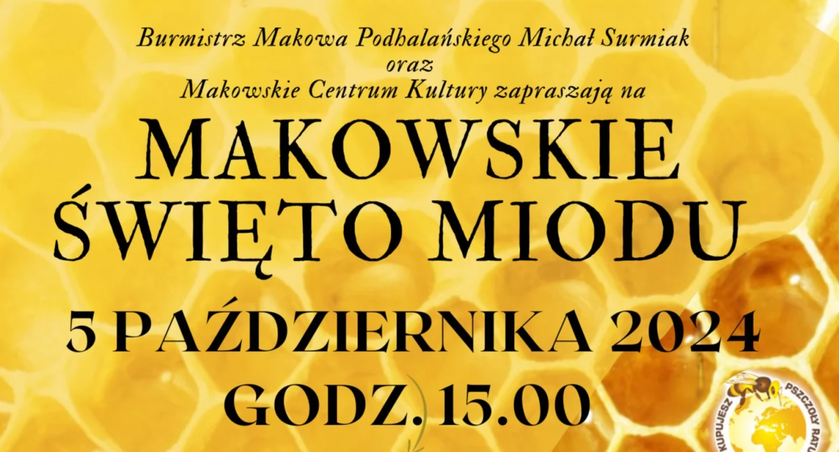 Rozrywka, sobotę Makowskie Święto Miodu - zdjęcie, fotografia