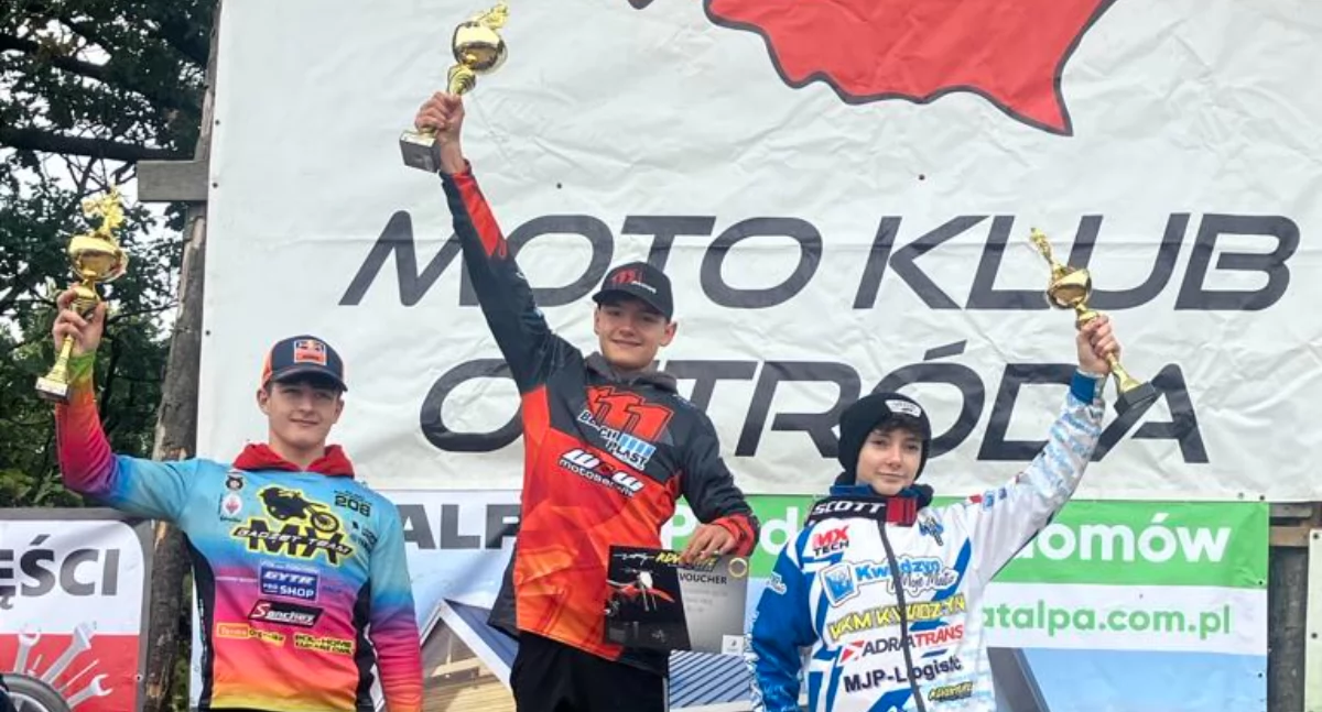 Motosport, Oliwier Antosiak został mistrzem Polski juniorów cross country - zdjęcie, fotografia