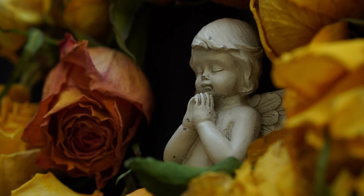Religia, Uroczystość upamiętnienia dzieci martwo urodzonych Suchej Beskidzkiej - zdjęcie, fotografia