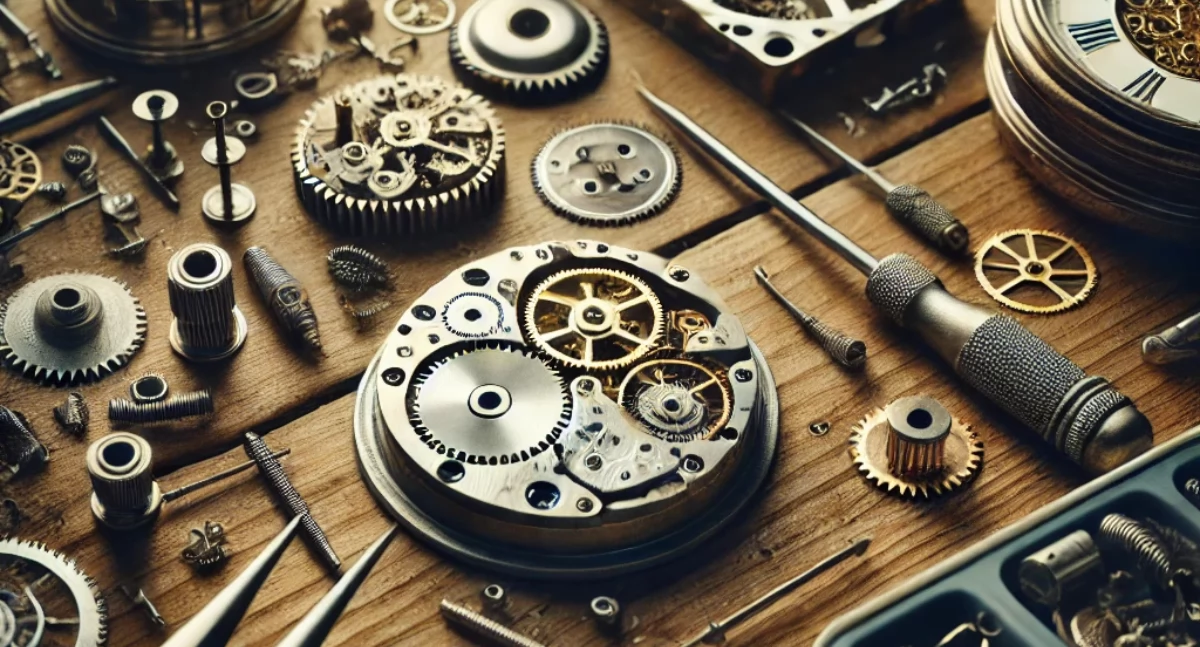 Materiał zewnętrzny, Gdzie kupić mechanizm zegara części zegarków - zdjęcie, fotografia