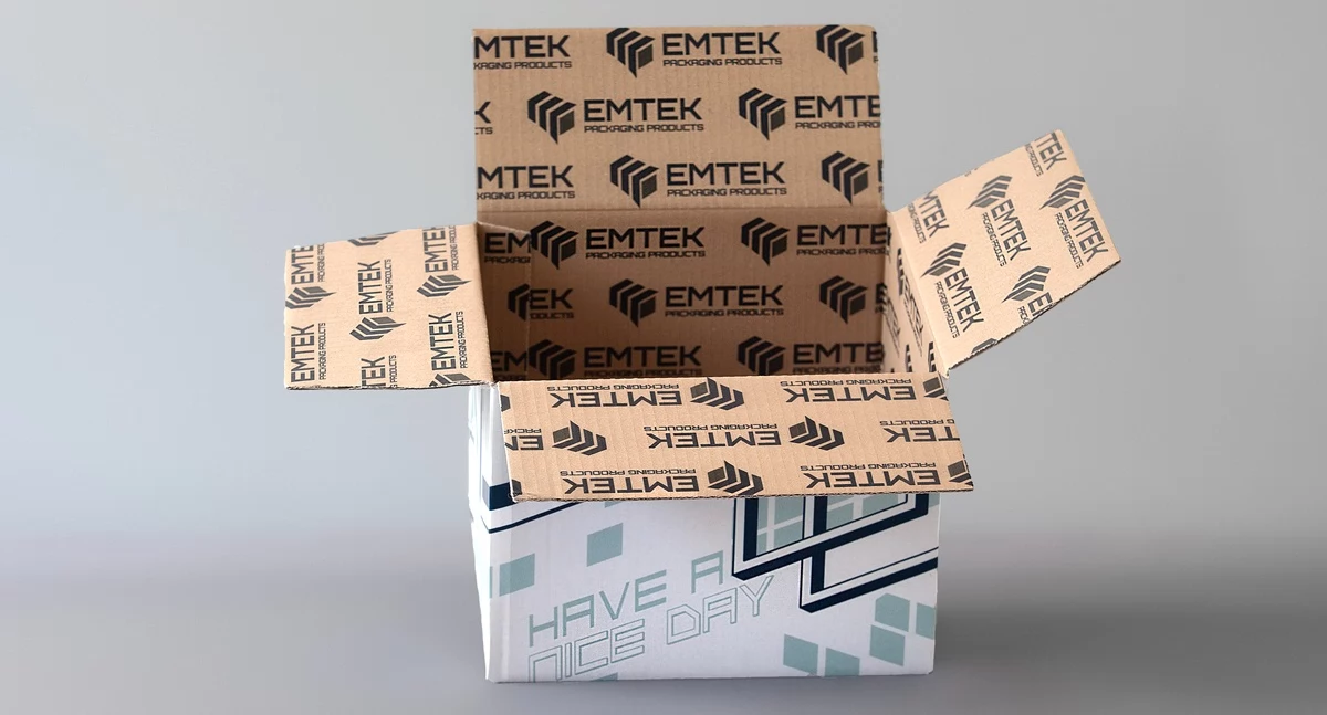 Materiał zewnętrzny, Kartony commerce nadrukiem poznaj ofertę Emtek - zdjęcie, fotografia