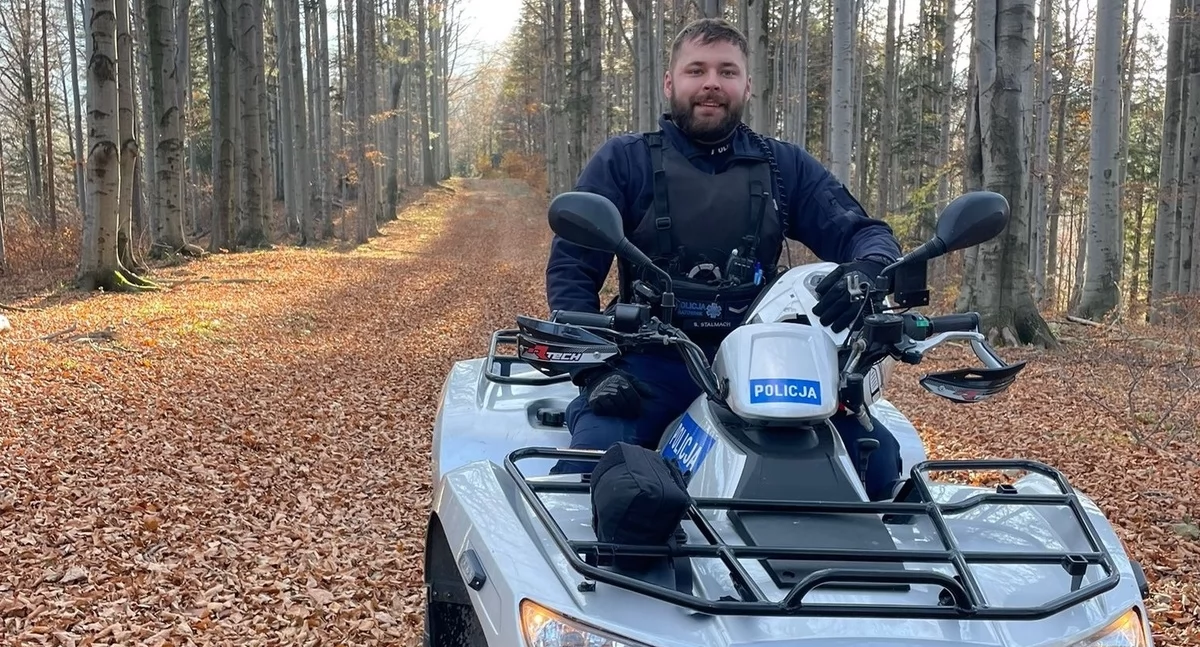 Nasze sprawy, Dzielnicowy strzeże porządku także szlakach - zdjęcie, fotografia