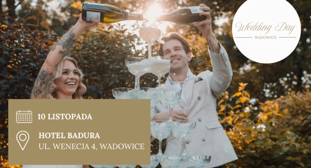 Materiał zewnętrzny, edycja największych okolicy Targów Ślubnych Hotel Badura - zdjęcie, fotografia