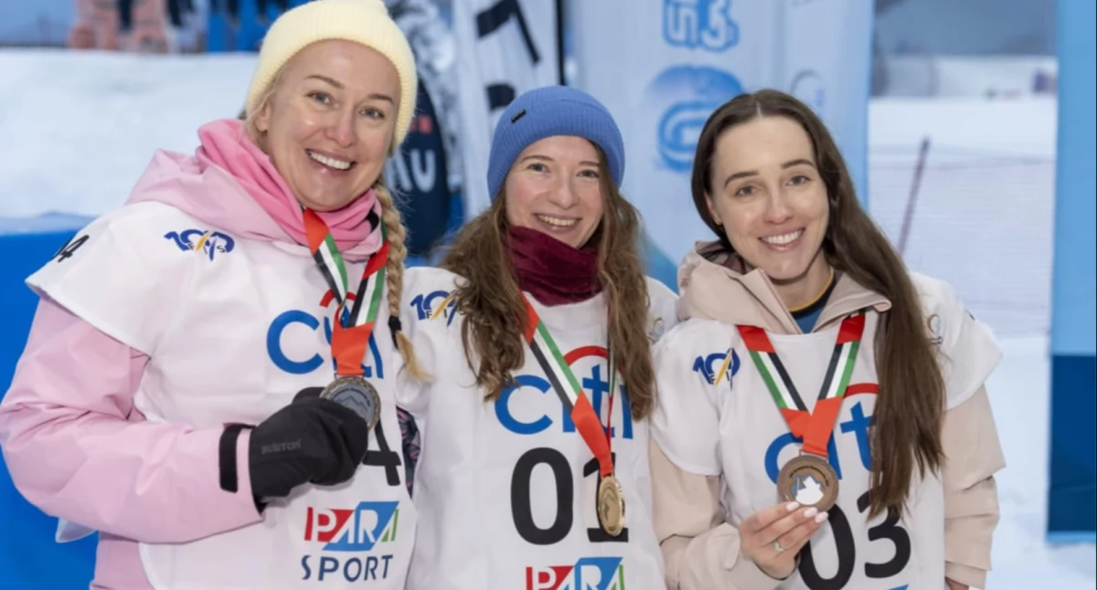 Osobowości sportu, medale Drobnej podczas zawodów Dubaju - zdjęcie, fotografia