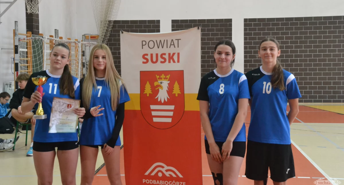 Sport szkolny, Uczennice suskiego były najskuteczniejsze koszem - zdjęcie, fotografia