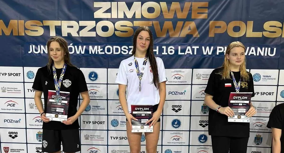 Pływanie, Emocje trzymały końca złota Wiktoria Gracjasz - zdjęcie, fotografia