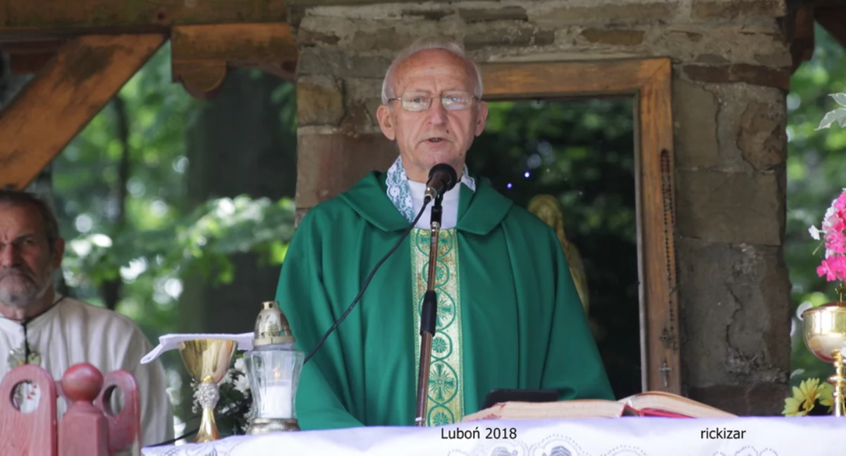 Religia, Prałat Bolesław Wawak opuszcza Jordanów - zdjęcie, fotografia