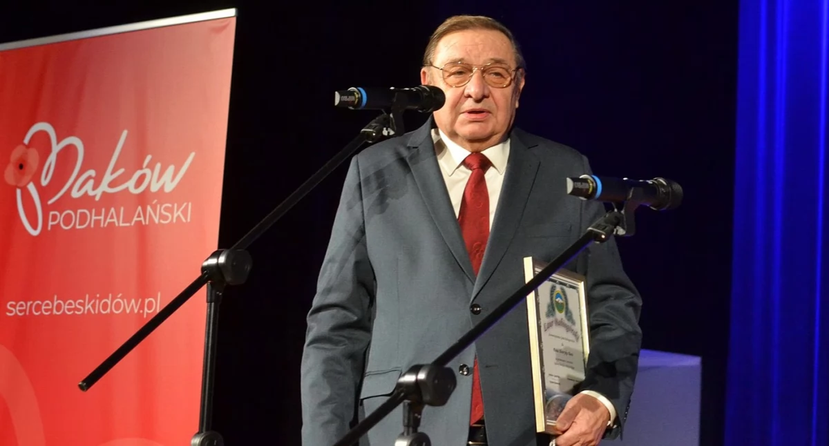 Osobowości kultury , Henryk Bania uhonorowany Laurem Babiogórskim - zdjęcie, fotografia