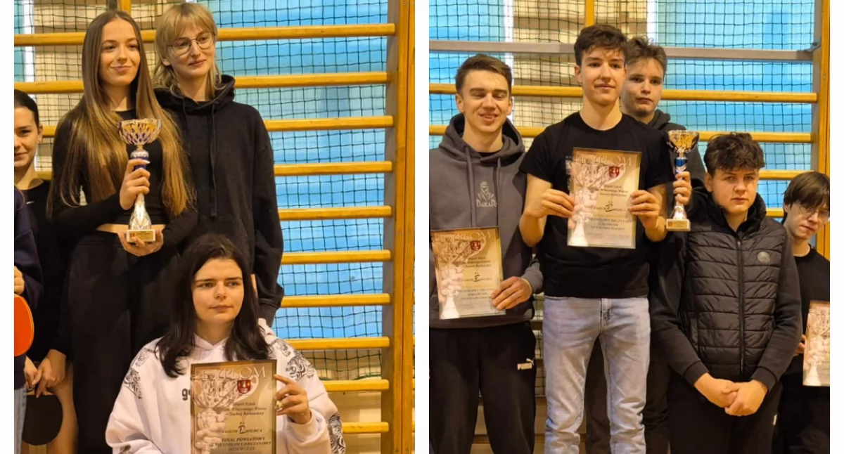 Sport szkolny, Witos bierze wszystko drużynowo Zuzanna Toboła Radosław Tymański triumfują singlu - zdjęcie, fotografia