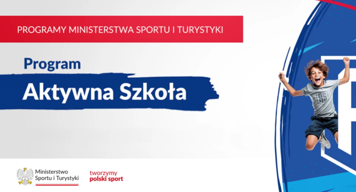 Materiał zewnętrzny, Program „Aktywna Szkoła” sprzęt sportowy szkół - zdjęcie, fotografia