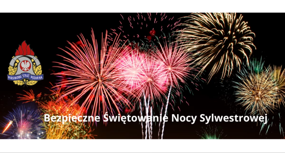 Komunikaty ostrzeżenia policji, bezpieczne świętowanie Sylwestrową - zdjęcie, fotografia