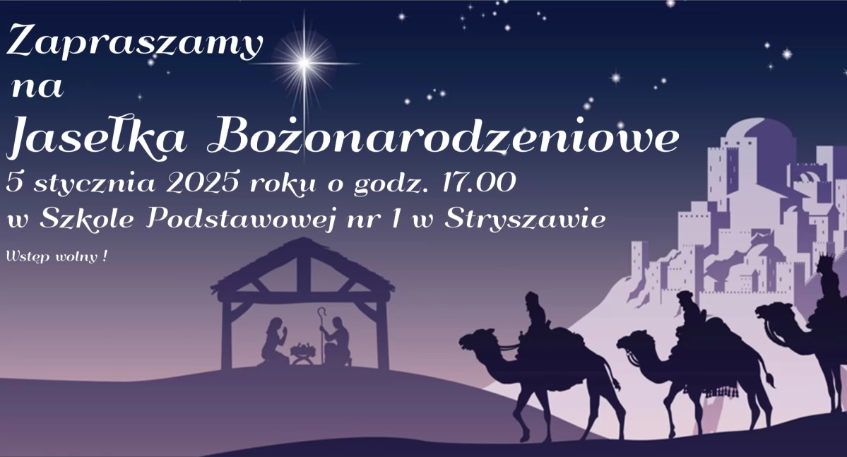 Religia, Zaproszenie Jasełka Bożonarodzeniowe Stryszawie - zdjęcie, fotografia