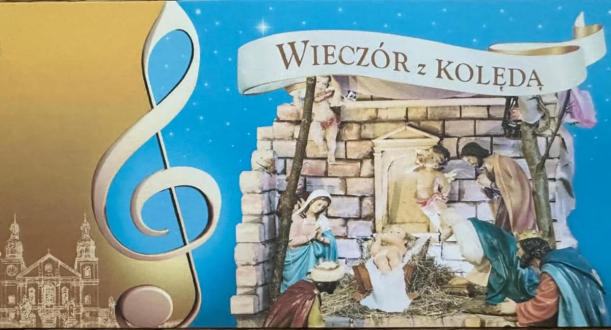 Koncerty – Muzyka , Chór Bazyliki Matki Bożej Anielskiej Kalwarii Zebrzydowskiej zaprasza WIECZÓR KOLĘDĄ - zdjęcie, fotografia