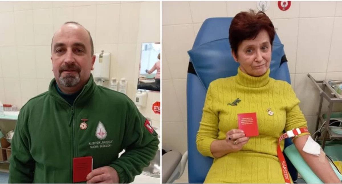 Zdrowie i uroda, Pierwsza akcja poboru Suchej Beskidzkiej - zdjęcie, fotografia