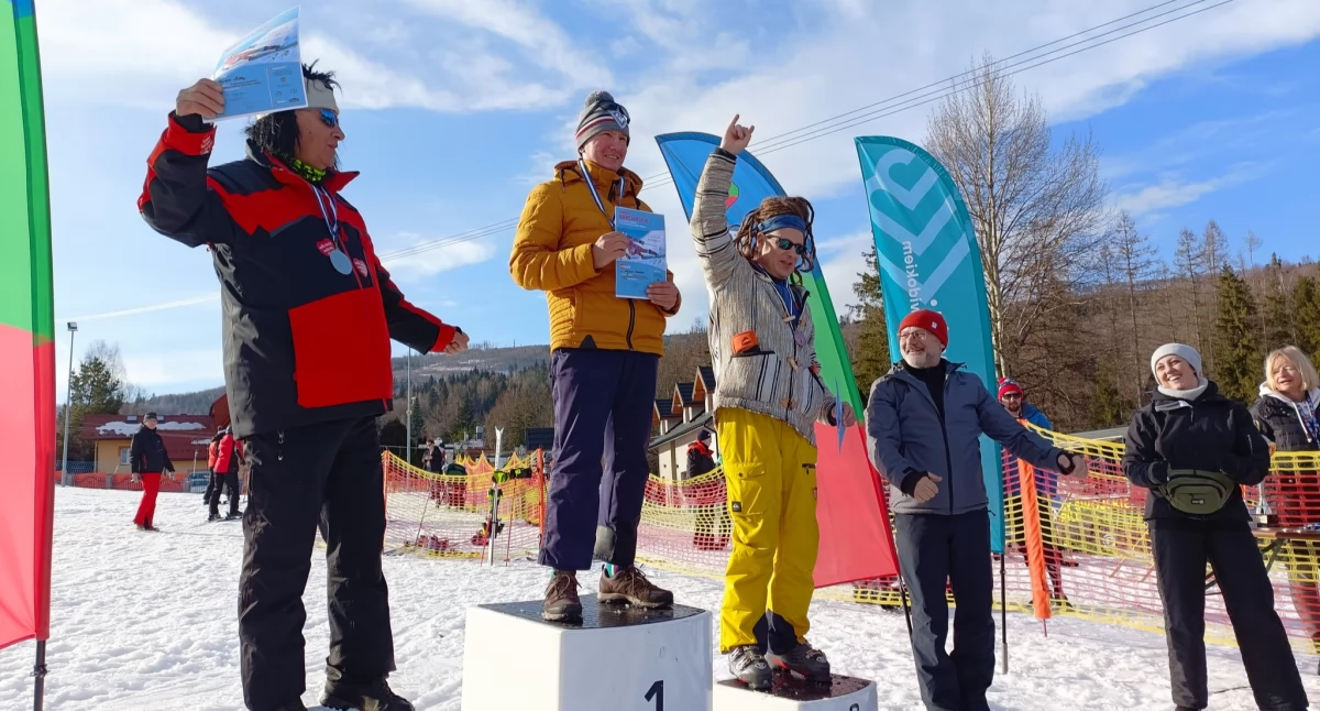 Sporty zimowe , Szusowali puchar wójta gminy Zawoja - zdjęcie, fotografia
