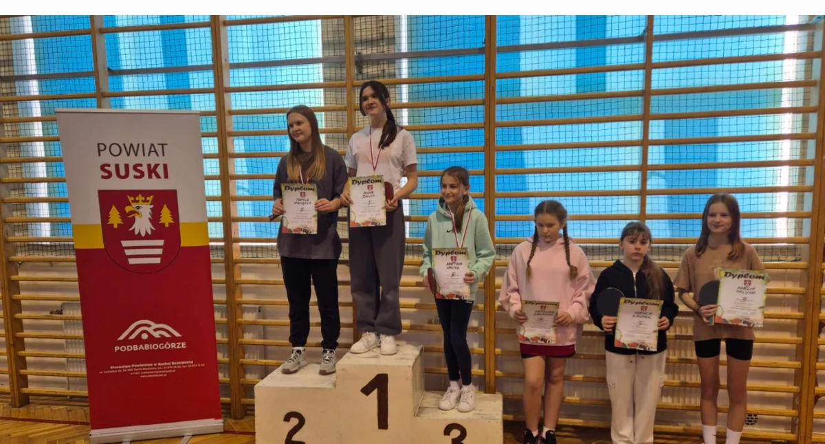 Sport szkolny, Kadra powiatu suskiego tenisie stołowym indywidualnym została wyłoniona - zdjęcie, fotografia