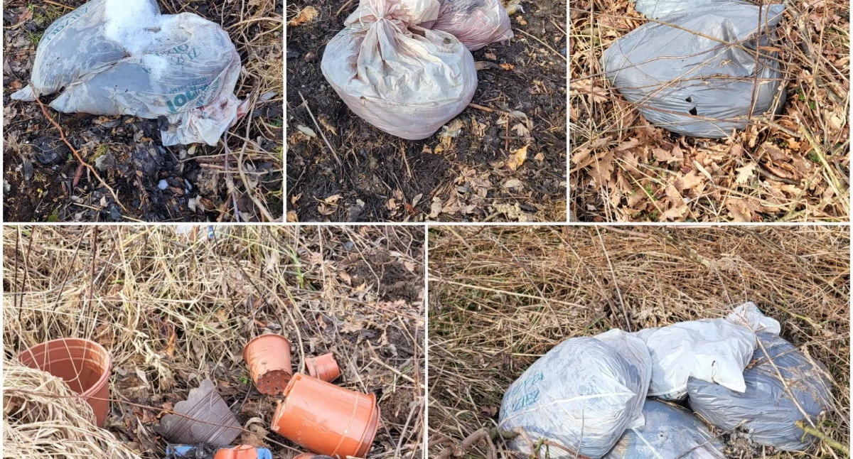 Interwencje, Problem plastikowymi odpadami Zembrzycach - zdjęcie, fotografia