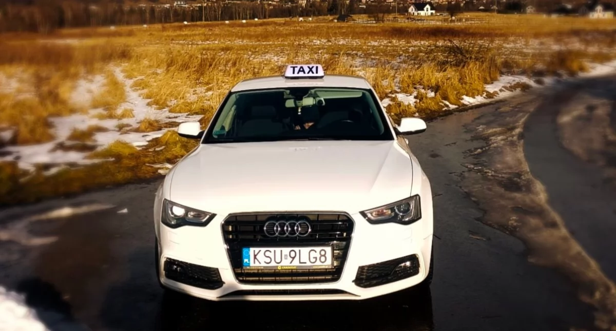 Materiał zewnętrzny, usługa transportowa powiecie suskim poznaj Taxi! - zdjęcie, fotografia