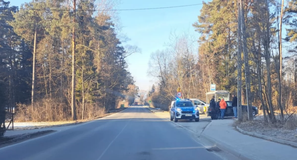 Wypadki drogowe, Potrącenie latka Jordanowie (aktualizacja) - zdjęcie, fotografia