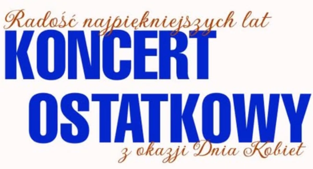 Rozrywka, Ostatkowy koncert „Radość Najpiękniejszych Lat” - zdjęcie, fotografia