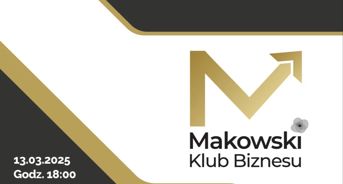Gospodarka, Zaproszenie spotkanie Makowskiego Klubu Biznesu - zdjęcie, fotografia