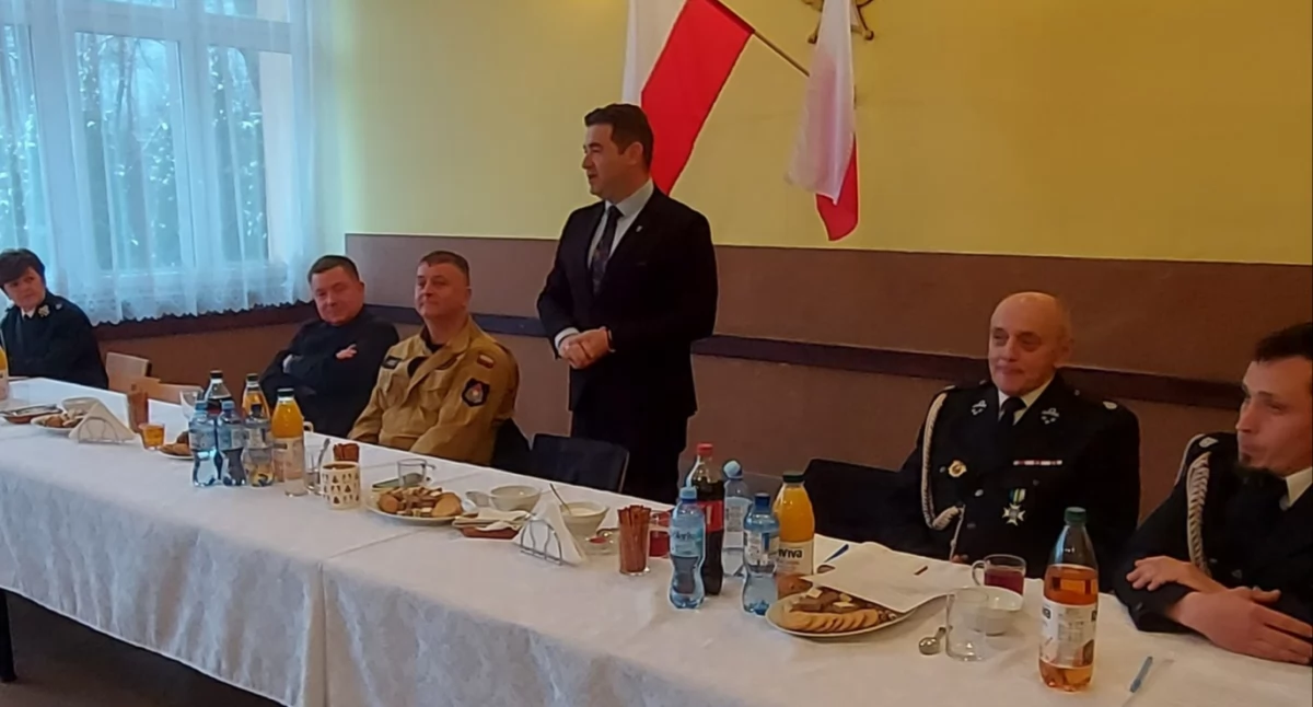 Z remizy, Walne zebranie Wieprzec - zdjęcie, fotografia