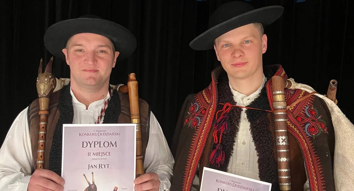 Folklor i Tradycje , Suscy dudziarze nagrodzeni konkursie Ludźmierzu - zdjęcie, fotografia