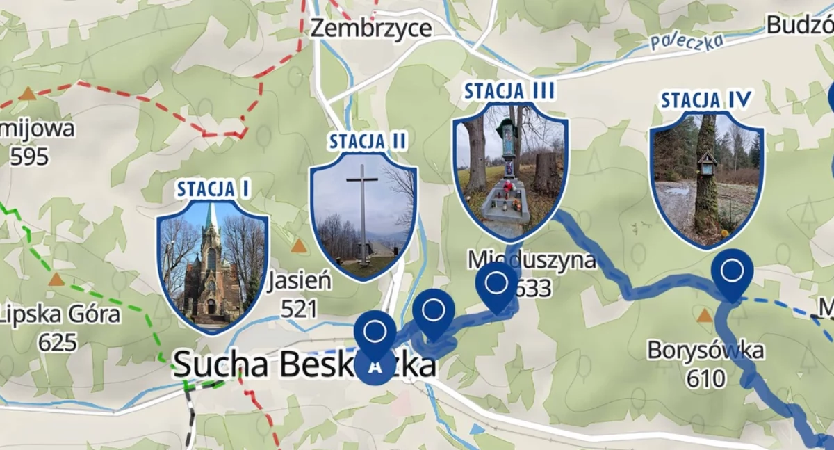 Religia, Ekstremalne wyzwanie modlitwa Suchej Beskidzkiej Kalwarii Zebrzydowskiej - zdjęcie, fotografia