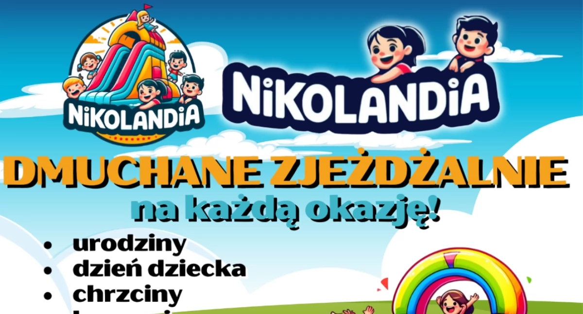 Rozrywka, Nikolandia Dmuchane atrakcje pełne radości! - zdjęcie, fotografia