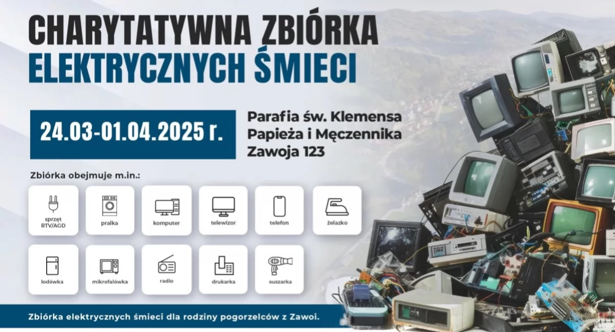 Nasze sprawy, Pozbądź elektrośmieci wesprzyj charytatywną zbiórkę! - zdjęcie, fotografia