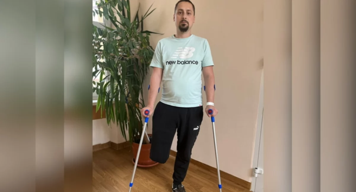 Pomoc społeczna, Pomóżmy Mariuszowi Białki stanąć nogi! Zbiórka protezę rehabilitację - zdjęcie, fotografia