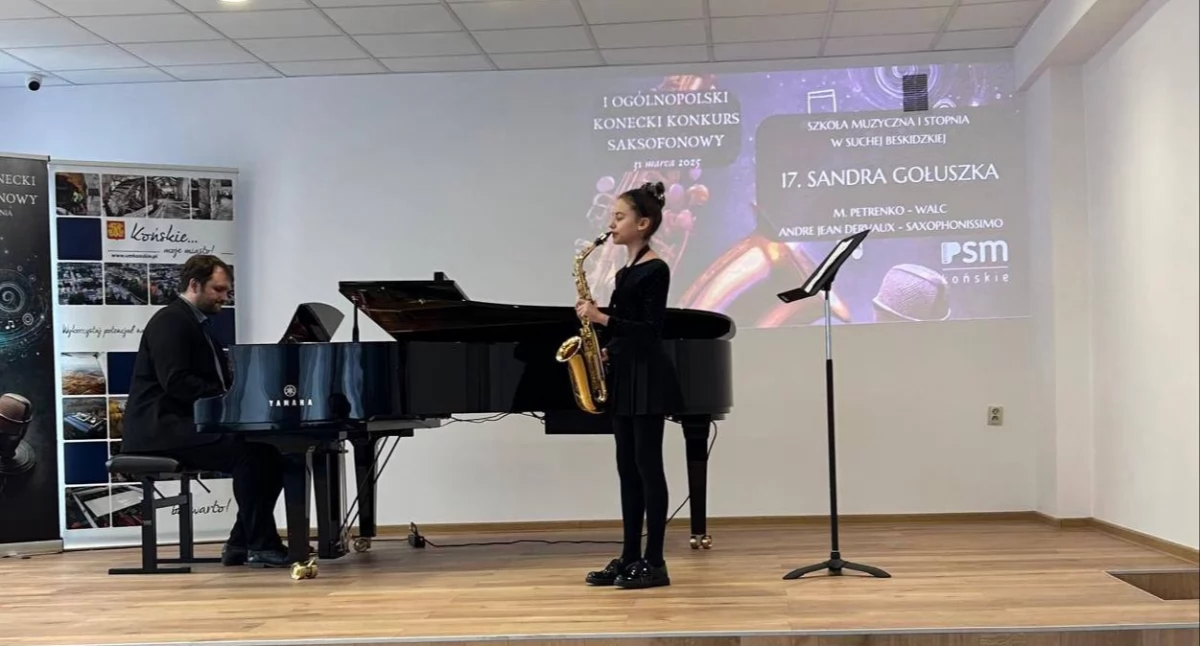 Koncerty – Muzyka , Sandra Gołuszka wyróżniona ogólnopolskim konkursie saksofonowym - zdjęcie, fotografia