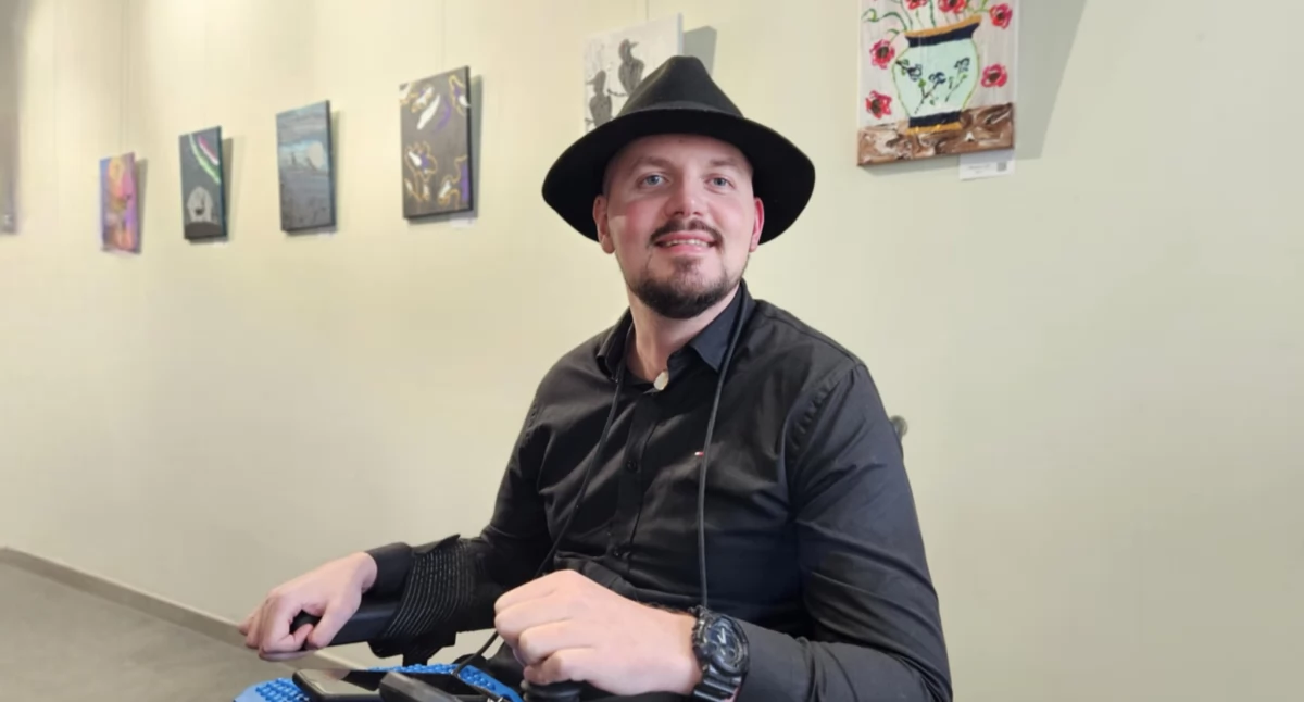 Wystawy, Kolory życia wystawa Szczepana Kachnica koncert otwarcie - zdjęcie, fotografia