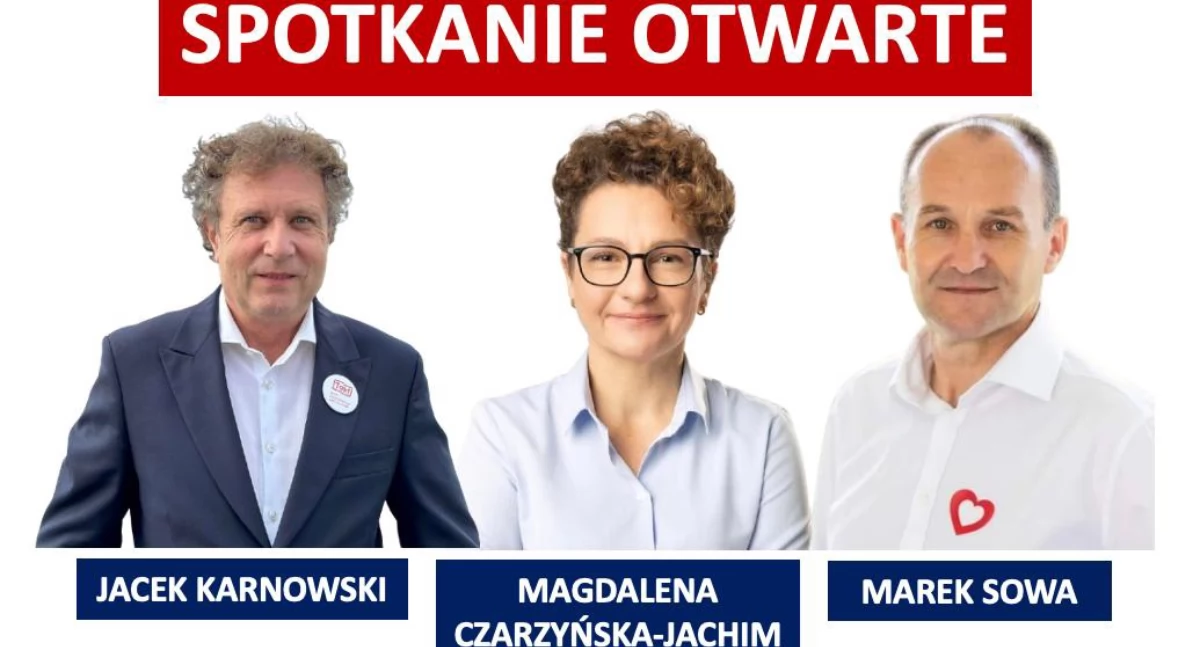 Polityka, Samorządy naprzód otwarte spotkanie Zamku Suchej Beskidzkiej - zdjęcie, fotografia