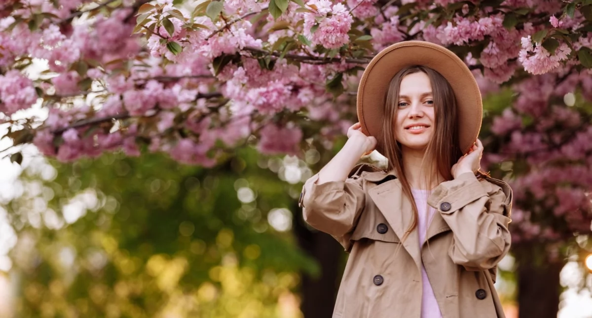 Materiał zewnętrzny, przyroda budzi życia Poznaj najmodniejsze wiosenne stylizacje! - zdjęcie, fotografia