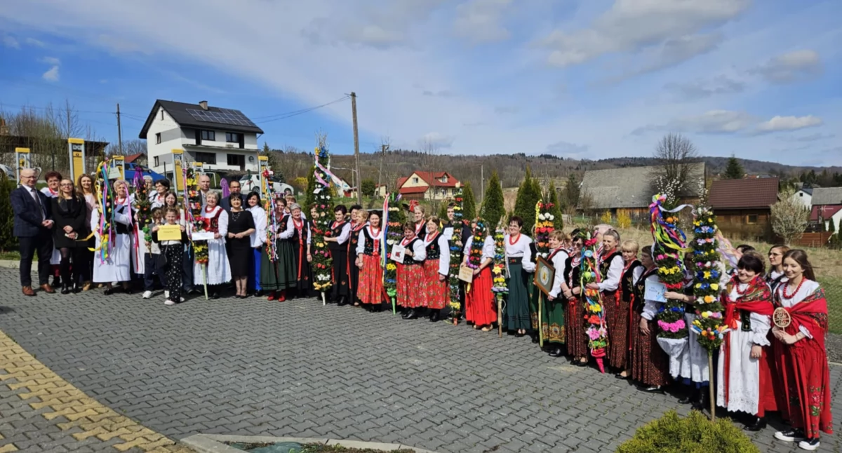 Folklor i Tradycje , Tradycja Niedzieli Palmowej Małopolsce powiecie suskim - zdjęcie, fotografia