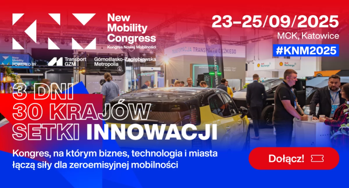 Materiał zewnętrzny, Kongres Nowej Mobilności Twoja brama świta zeroemisyjnego transportu - zdjęcie, fotografia