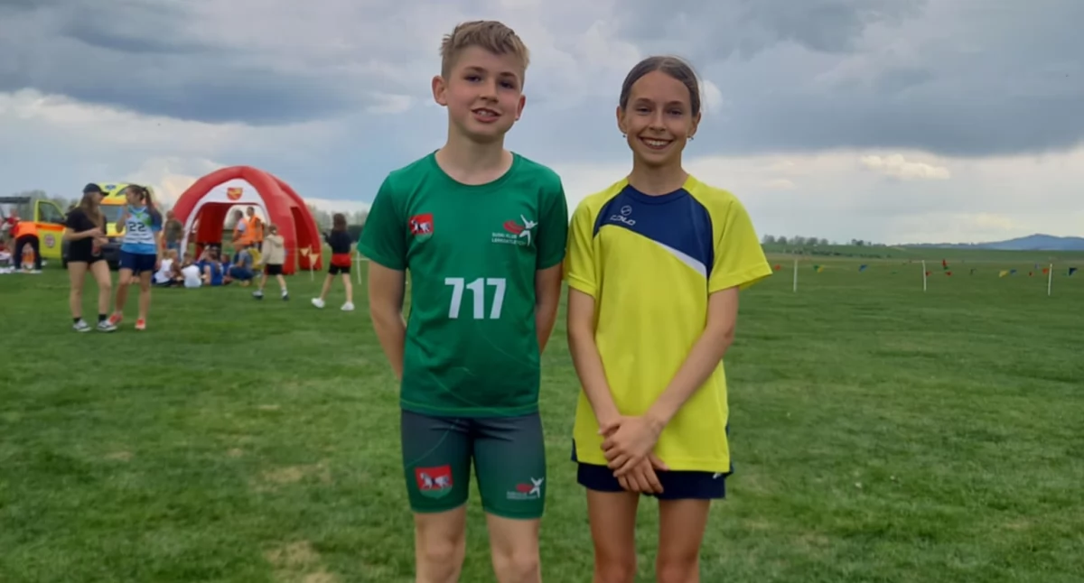 Sport szkolny, Amelia Piasecka Nikodem Kołodziej najszybszymi uczniami Małopolsce - zdjęcie, fotografia