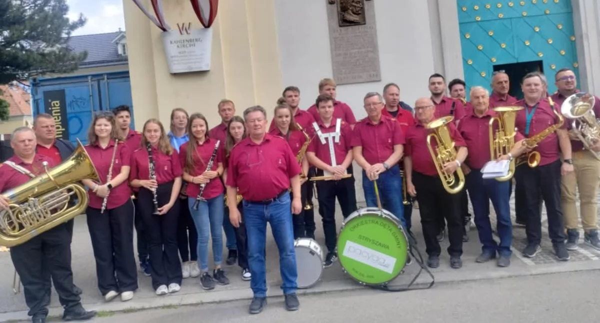 Folklor i Tradycje , Orkiestra Dęta Stryszawy Wiedniu Muzyka historia sercu Austrii - zdjęcie, fotografia