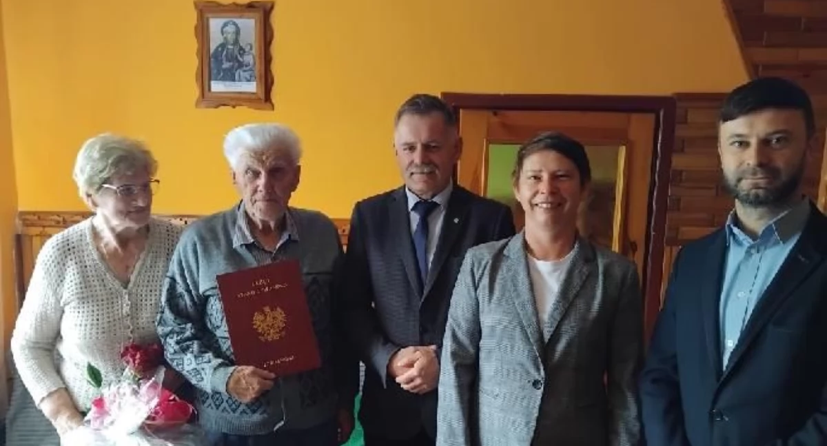 Rodzina, razem „Żelazne Gody” Państwa Kowalczyków - zdjęcie, fotografia