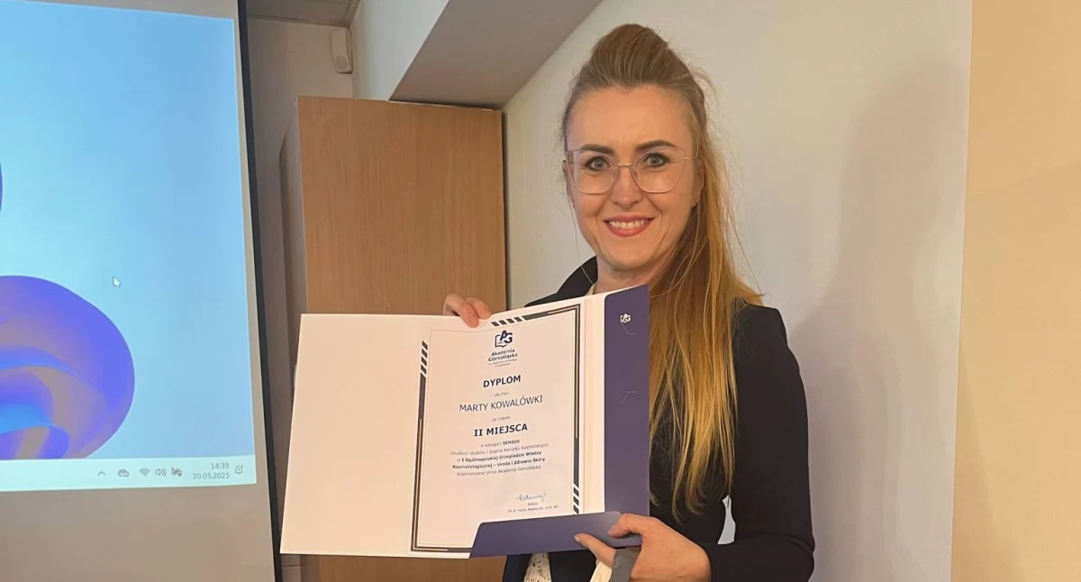 Zdrowie i uroda, Marta Kowalówka Makowa Podhalańskiego podium ogólnopolskiej olimpiady! - zdjęcie, fotografia
